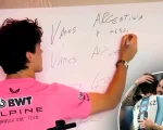 Colapinto pasó por Goodwood y dejó un mensaje en la previa del partido del miércoles.