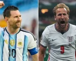 Lionel Messi es el jugador más destacado de Argentina; en Inglaterra, lo es Harry Kane.