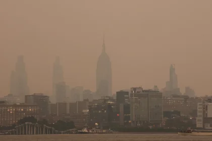 Muy baja visibilidad en Manhattan.