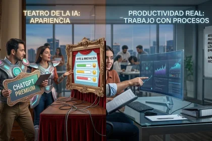El "Teatro de la IA": por qué pagar ChatGPT no te hace más productivo
