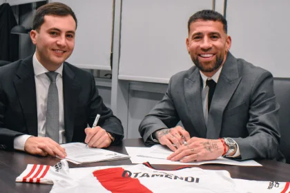 Nicolás Otamendi, flamante incorporación de River tras dejar Benfica. (@RiverPlate)
